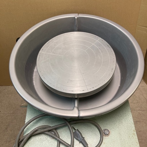 動作品 グット電機  電気ろくろ TP-250 ドベ受け付き