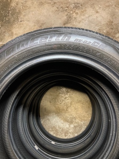 155/65R14 Blue Earth 4本セット 中古