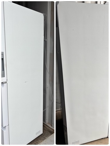 ??2022年SHARP どちでもドア350L冷蔵庫SJ-GH35G-W 分解、クリーニング　設置まで対応　配達無料??