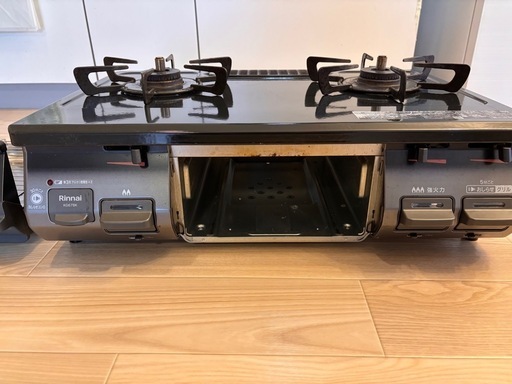 リンナイ ガスコンロ KG67BKR LPガス用 グリル付き 動作確認済
