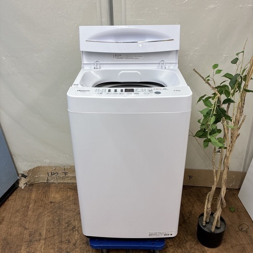 【?買取市場 6ヶ月保証】S773 ⭐  Hisense 洗濯機（洗濯4.5㎏) 2020年製 HW-E4503 ⭐ 動作確認済 ⭐ 
