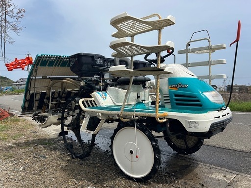 クボタ 6条　田植え機 SPU65 WELSTAR 6条植え 自動水平　施肥機 UFO ロータリー式 15馬力 セル始動 ゆう優ターン
