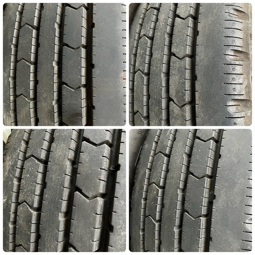 値下げ中【ほぼ新品レベル】ブリヂストン R202 215/65R15 LT 4本 2024年製 バリ山9.5mm