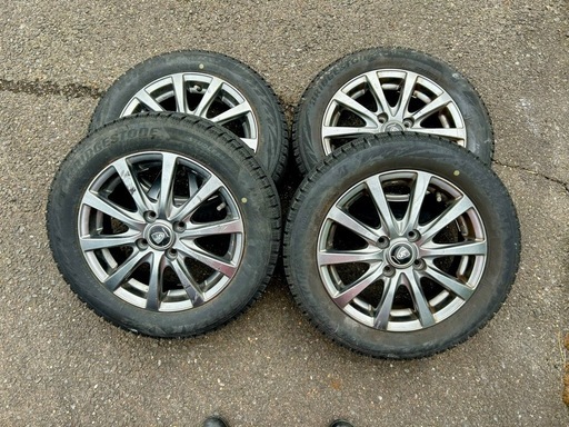155/65R14 アルミホイール付きスタッドレスタイヤ4本セットVRX2 