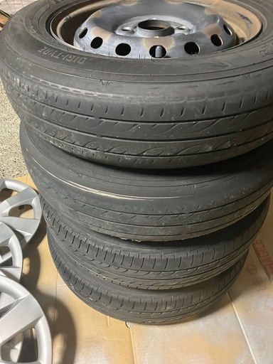 ★ホンダn-box 純正鉄ホイール4本 +ホイールキャップ