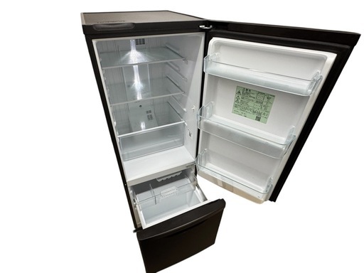 【美品】パナソニック 冷蔵庫 168L マットブラック NR-B17DW-T