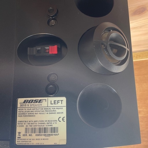 【①スピーカー2個セット】【BOSE】※キズ•ダメージ有り★クリーニング済み【管理番号0406】野 