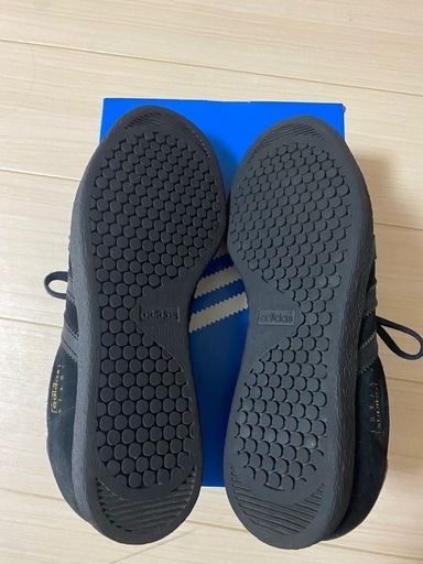 ［美品］adidas stadt シュタット スニーカー ブラック　24.5cm