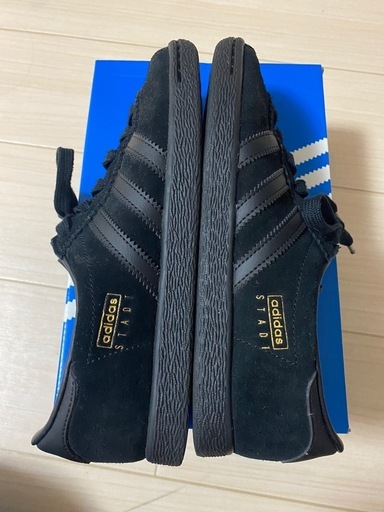 ［美品］adidas stadt シュタット スニーカー ブラック　24.5cm