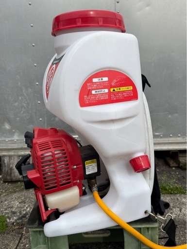 # 丸山 マルヤマ　背負動力噴霧機 噴霧器　GKS11 元気印　美品 軽量カップ付　10L リコイル ノズル付　除草 薬剤 散布 農薬