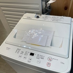 配送可【ヤマダ】5.5K洗濯機☆2024年製分解クリーニング済み/6ヶ月保証 