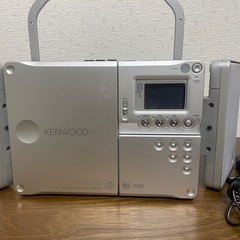 KENWOOD スピーカー付きラジカセの画像