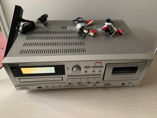 【美品】TEAC CD/カセットレコーダー USB接続対応 ブラック AD-RW900-B