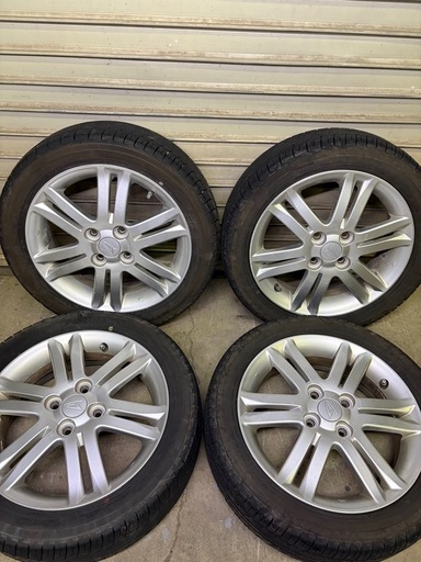 165/55R15 バリ山！夏タイヤアルミホイール (pz2480) 白石のタイヤ 