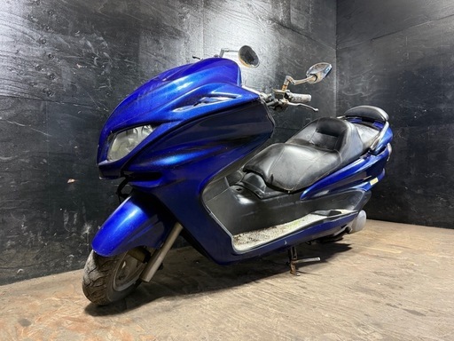 ★支払総額5.8万円★定休日なし！いつでも現車確認可能です！ ヤマハ マジェスティC 青 SG03J 5連メーター！ 社外マフラー！ フェンダーレス！ 社外ハンドル！ フロントマスク！ タンデムバー！