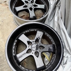 ホイールのみ　18インチ　深リム　５本スポーク　PCD114.3 の画像