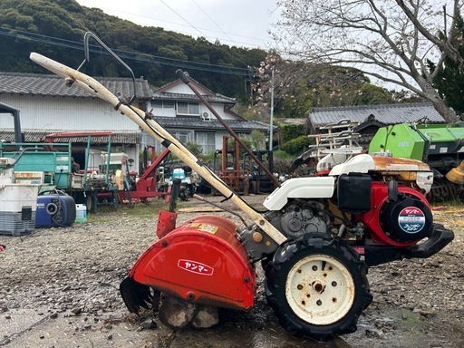 ヤンマー　管理機 MRT6 正転逆転　畝立て　抵抗棒　ガソリン　6馬力　作業幅 510mm ポチ 耕うん　耕運機　畑 野菜 家庭菜園 簡易始動動画あり　宮崎