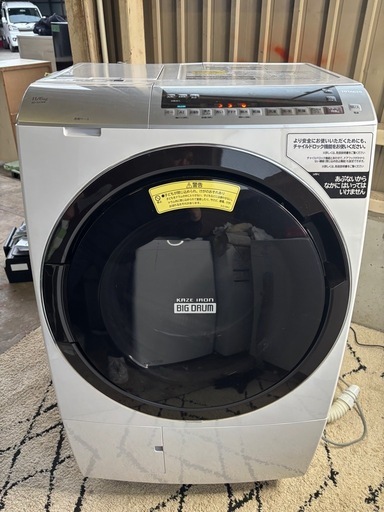 HITACHI ドラム式洗濯機　BD-SX110E R-196