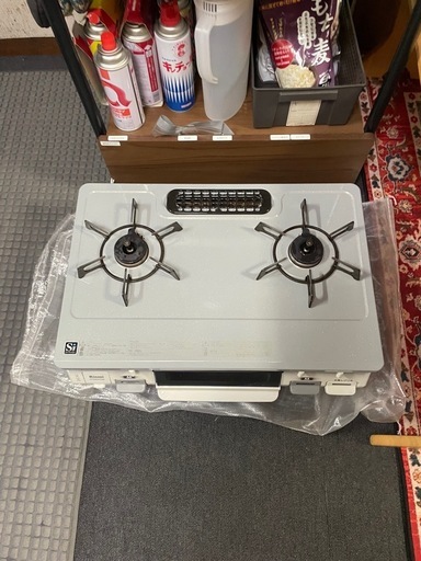 Rinnai  水無片面焼グリル付きガステーブル