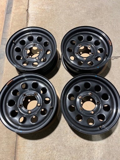 ジムニー　シエラ　純正鉄ホイール15x5.5J +5