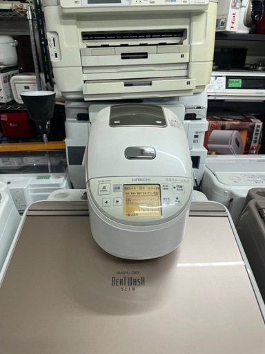 配送可能　保証付き 日立RZ-BX100M-W 炊飯器 パールホワイト [5.5合 /圧力IH]