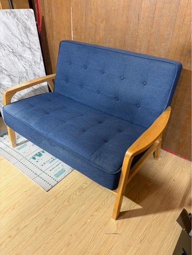 D0604 2人掛けソファ 使用感あり