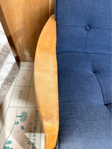 D0604 2人掛けソファ 使用感あり