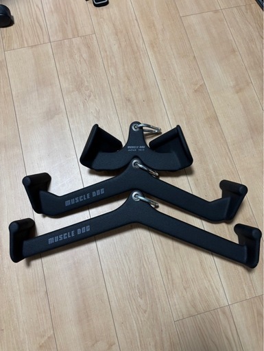 筋トレ ケーブルマシン用アタッチメント（MUSCLE DOG）ラットプル 背中トレーニング　　