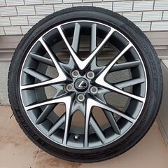 【格安】レクサスRC　Fスポーツ純正19インチアルミホイール＆ダンロップタイヤSＰ ＳＰＯＲＴＳ ＭＡＸＸ 050　4本セットの画像