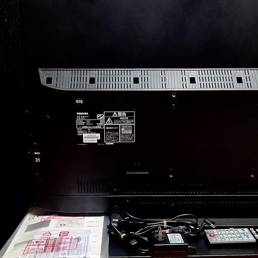 ★良品　1ヵ月間動作保証付き★TOSHIBA REGZA 40V31 40V型   東芝 レグザ 2018年製 外付けHDD＋TV台付★　美品