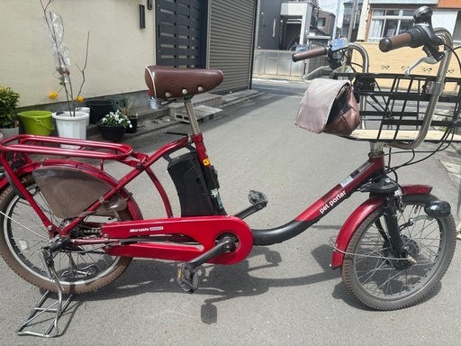 電動自転車　丸石サイクル　ペットポーター