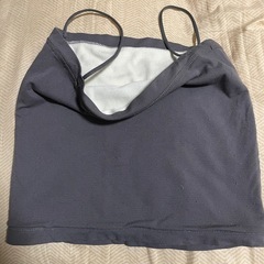 吊り下げキャミソール 裏起毛 インナー 使用感ありの画像