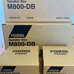 【フォステクス スピーカー FE83NV＋M800-DB ペア】の画像