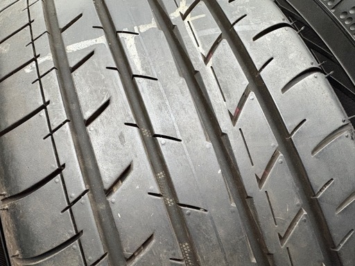残溝95%ヨコハマ205/55R17付  WEDS ライツレー