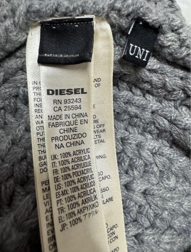 【DIESEL】　カーディガン　ロング　ボリューム　ウイメンズ