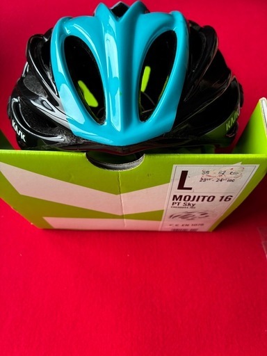 KASK カスク（チームスカイ）　ロードバイク用ヘルメット　Lサイズ　　青／黒