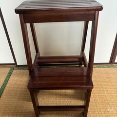 木製踏み台（ステップスツール） 室内用の画像