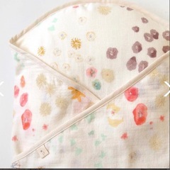 わたガーゼ たまごマットおくるみCLOUD　抱っこ布団の画像