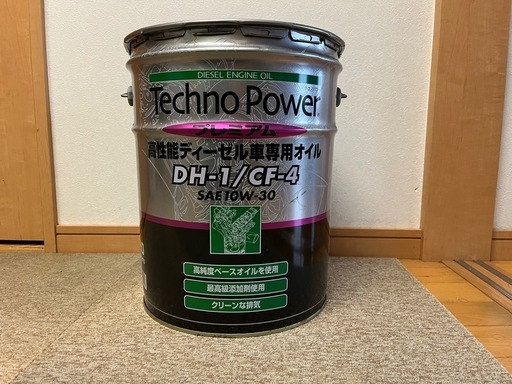 ディーゼルオイル Techno Power DH-1/CF-4 SAE10W-30