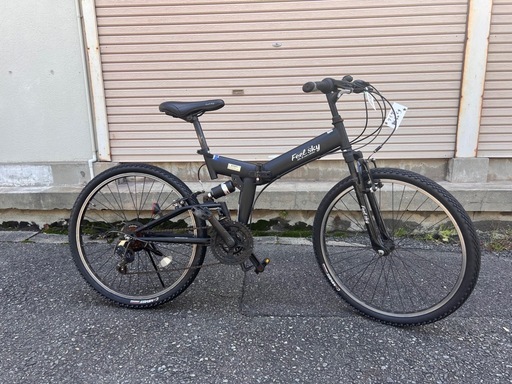 中古マウンテンバイク　中古自転車　前後タイヤ新品　