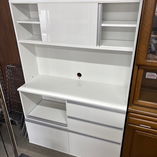 食器棚 キッチンボード ホワイト (錬金堂 宇都宮店) 宇都宮の収納家具 