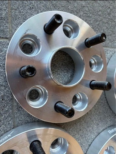 鍛造DURAXワイドトレッドスペーサー25ミリPCD120M14×1.5レクサスLS40アルファードヴェルファイア