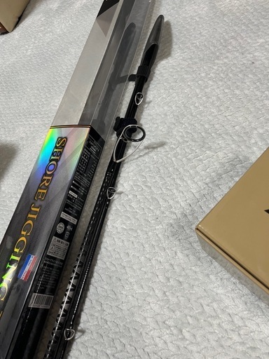 ロッド、リールセット（ショアジギングX、23レガリス6000h）