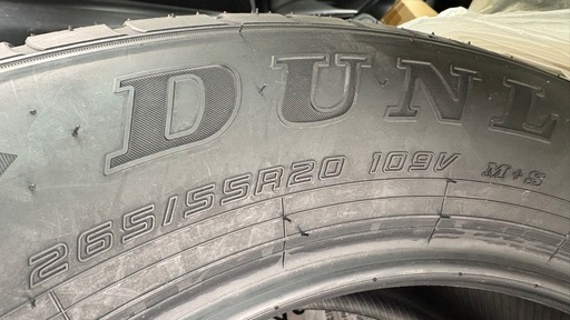 265/55R20 ４本セット 新車外し