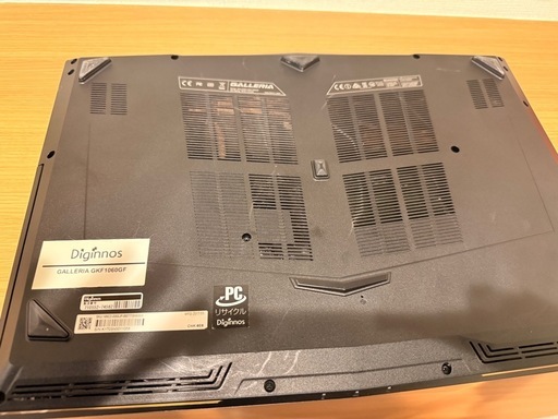 ガレリアのゲーミングノートPC