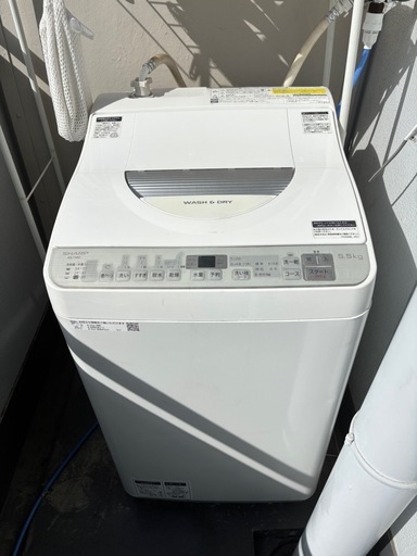 洗濯機sharp2019年型5.5kg (naeyo) 大阪の生活家電《洗濯機》の中古 