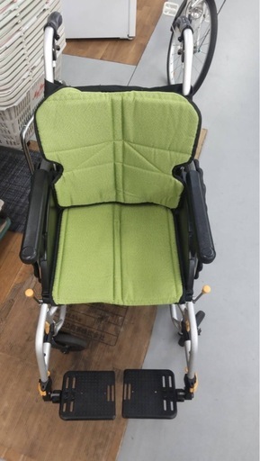 【?買取市場 柴田店】R301 ☀️ MATSUNAGA / 松永 車いす（自走式） NEXTCORE グリーン ⭐ クリーニング済