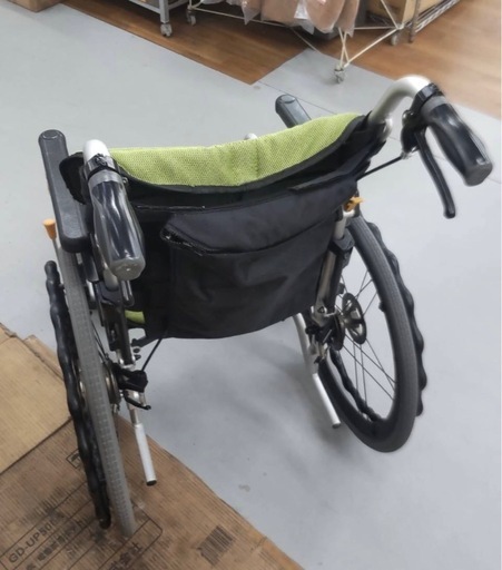 【?買取市場 柴田店】R301 ☀️ MATSUNAGA / 松永 車いす（自走式） NEXTCORE グリーン ⭐ クリーニング済