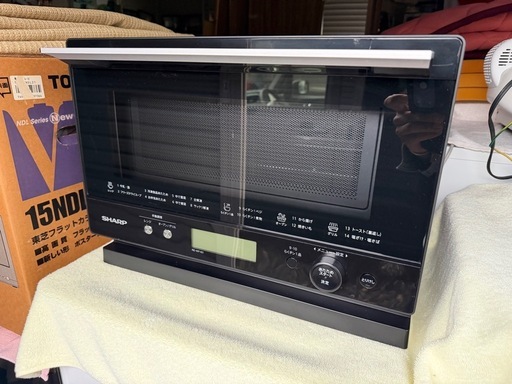 シックな黒！SHARP電子レンジ中古品