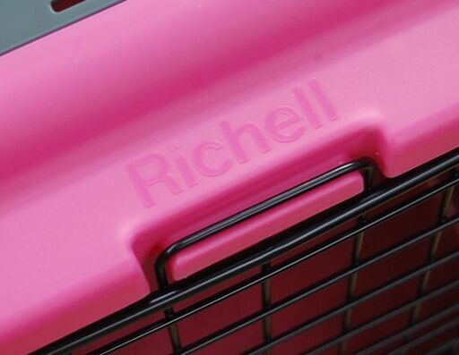 Richell キャンピングキャリー ピンク 幅46×奥65×高51cm キャスター付き 中型犬まで 移動用 リッチェル  札幌市 清田区 平岡